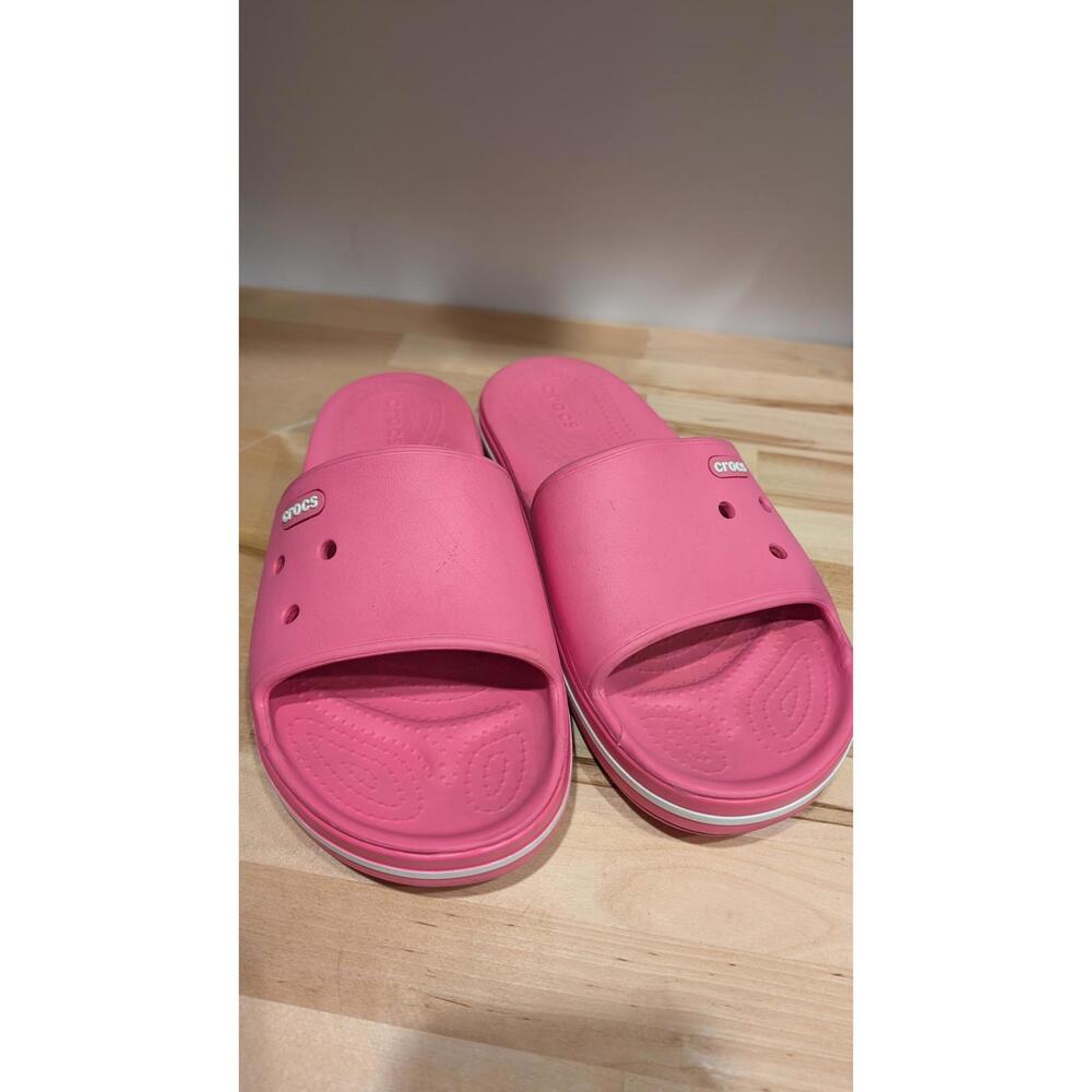 Pink‎ Crocs Crush Slide Sandals